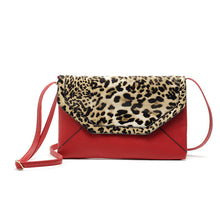 Fahsion Women bag Luxury Shining Leopard Envelope Satchel Cross Body Shoulder Bags bolsa feminina Hbags  ILML
