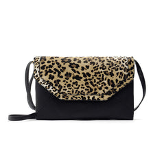 Fahsion Women bag Luxury Shining Leopard Envelope Satchel Cross Body Shoulder Bags bolsa feminina Hbags  ILML