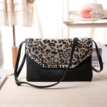 Fahsion Women bag Luxury Shining Leopard Envelope Satchel Cross Body Shoulder Bags bolsa feminina Hbags  ILML