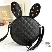 Famous Shoulder Bags Women Messenger Bags Girl Rabbit Ear Round Leather Hbag Shoulder Crossbody Bag hbags Travel bag ILML