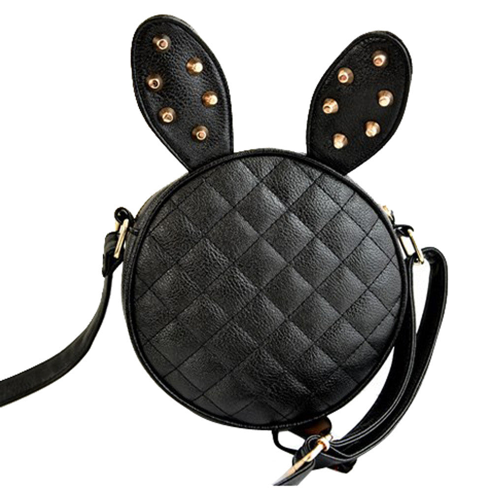 Famous Shoulder Bags Women Messenger Bags Girl Rabbit Ear Round Leather Hbag Shoulder Crossbody Bag hbags Travel bag ILML