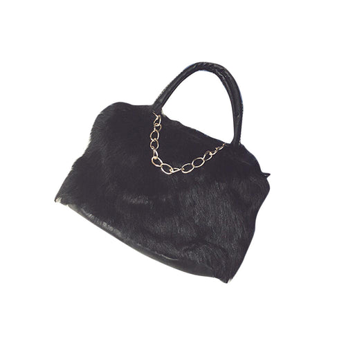 Famous Synthesic Fur Plush Women hbags messenger bags designer Tote Crossbody Shoulder bag bolsa feminina ILML