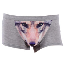 3D Wolf Eagle Underwear Men Cotton Boxer Cartoon Panties Ucrotch Animal Print Shorts Calzoncillos Homme ILML