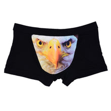 3D Wolf Eagle Underwear Men Cotton Boxer Cartoon Panties Ucrotch Animal Print Shorts Calzoncillos Homme ILML