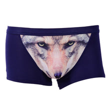 3D Wolf Eagle Underwear Men Cotton Boxer Cartoon Panties Ucrotch Animal Print Shorts Calzoncillos Homme ILML