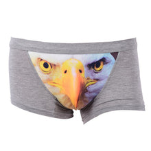 3D Wolf Eagle Underwear Men Cotton Boxer Cartoon Panties Ucrotch Animal Print Shorts Calzoncillos Homme ILML