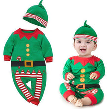 Baby Clothes Christmas Presents Gifts Baby Jumpsuit One-piece Suits born Long Sleeve Clothing Set  Hat ILML