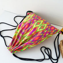 Backpack women backpack casaul Geometric Printing Bags Drawstring backpacks for girls teenage bag  ILML