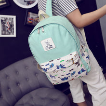 Children Backpacks Cute Animal Printing Nylon Cat Backpack Schoolbag Bag Backpack for teenage girls boys ILML