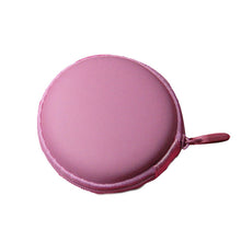 Colourful EVA Portable Mini Round Hard Storage Case Bag for Cards Zipper Holder  ILML