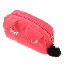 Cosmetic Makeup Cartoon Cat Storage Bags Pen Pencil Pouch Cases ILML