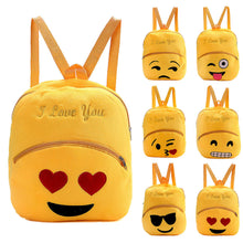Cute Emoji Emoticon School Children Backpack Bag Women Men Backpack Travel Shoulder Bags Satchel Rucksack bolsas ILML