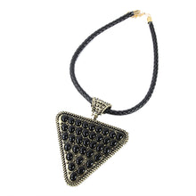 Hollow Carved Peach Heart Rhinestone Women Lady Long Necklace Bronze Silver Golden Jewelry ILML