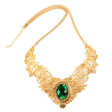 Hollow Carved Peach Heart Rhinestone Women Lady Long Necklace Bronze Silver Golden Jewelry ILML