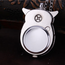 Jewelry Owl Necklace Pendant Chain Pocket Quartz Watch Analog Clock PY8 ILML