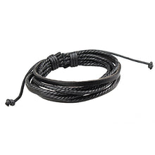 Jewelry Wrap multilayer Leather Bracelets Bangles For Men Women Braided Rope Wristb pulseira feminina masculina ILML