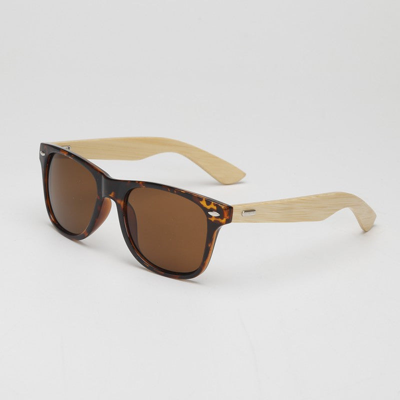 Men Bamboo Sunglasses Wooden Glasses Leg Spectacles Goggle Eyeglasses 13 Colors LY6 ILML