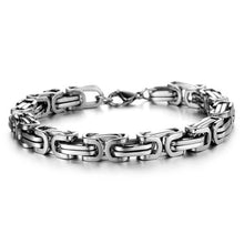 Men Bracelets Gold Chain Link Bracelet Stainless Steel Width 8mm Bracelet Y8 ILML