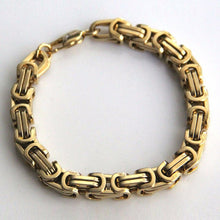 Men Bracelets Gold Chain Link Bracelet Stainless Steel Width 8mm Bracelet Y8 ILML