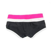 Men Tied Rope Boxers Swimwear Beachwear Color Matched Trunks Low Rise Boxer  ILML