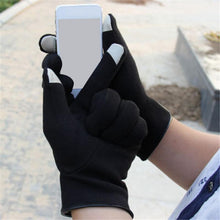 Men Touch Screen Wool Gloves Warm Full Fingers Glove Wrist Mittens 4 Colors PY6 ILML