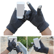 Men Touch Screen Wool Gloves Warm Full Fingers Glove Wrist Mittens 4 Colors PY6 ILML