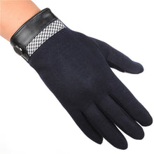 Men Touch Screen Wool Gloves Warm Full Fingers Glove Wrist Mittens 4 Colors PY6 ILML