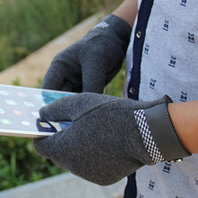 Men's Touch Screen Gloves Smartphone Tablet Full Finger Glove ILML