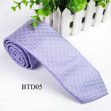Mens Wedding Dot Tie Classic Jacquard Woven Plain Skinny Silk Necktie PY5 ILML