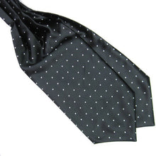 Polka Dot Men Long Silk Scarves/Cravat Ascot Ties Handkerchief Gentlemen ILML