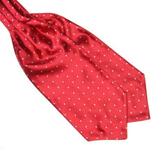 Polka Dot Men Long Silk Scarves/Cravat Ascot Ties Handkerchief Gentlemen ILML