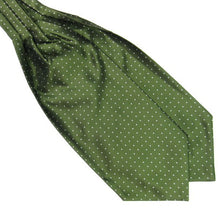 Polka Dot Men Long Silk Scarves/Cravat Ascot Ties Handkerchief Gentlemen ILML