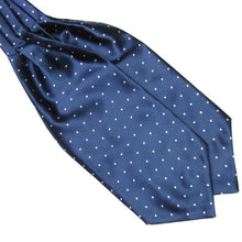 Polka Dot Men Long Silk Scarves/Cravat Ascot Ties Handkerchief Gentlemen ILML