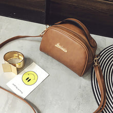 Semi-circular Leather Crossbody Women Bag Casual hbag women messenger bags Shoulder bag hbags famous s ILML