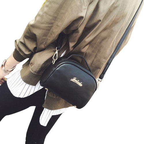Semi-circular Leather Crossbody Women Bag Casual hbag women messenger bags Shoulder bag hbags famous s ILML