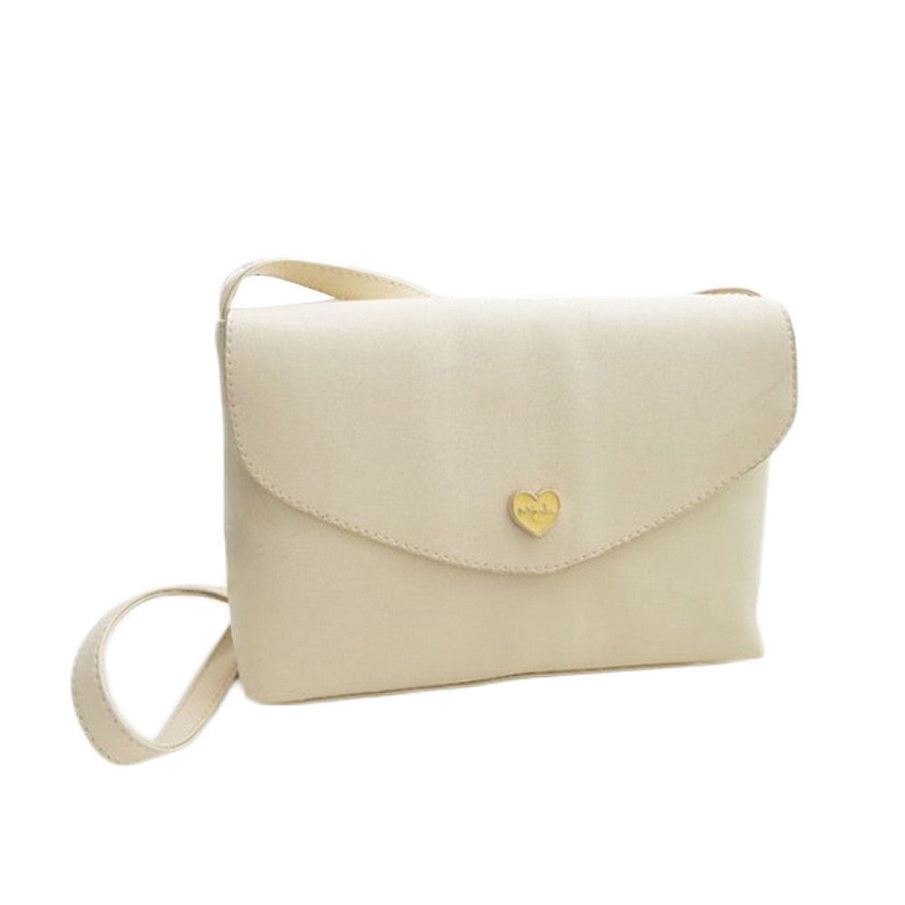 Solid Heart-shaped Women Hbag Leather Shoulder Bags Satchel Tote Purse Clutch Ladies Girl Bolsa feminina Messenger ILML