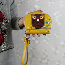 Stylish Women's purse Girl Owl Leather Zip Clutch Coin Money Bag Coin Change Wallet Bolsa Feminina Bags  ILML