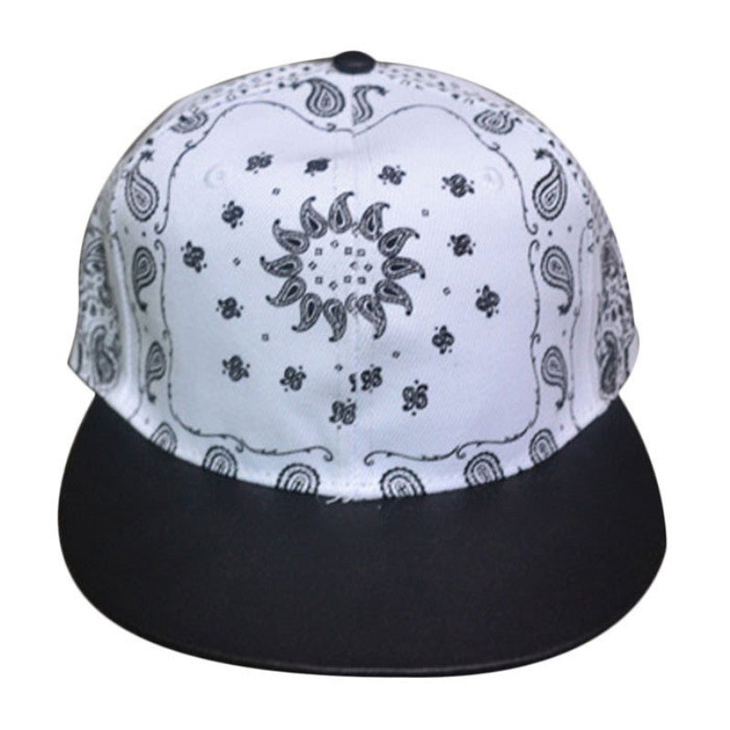 Sun Flower Pattern Printed Flat Hat Baseball Cap Hip-Hop Peaked Cap ILML