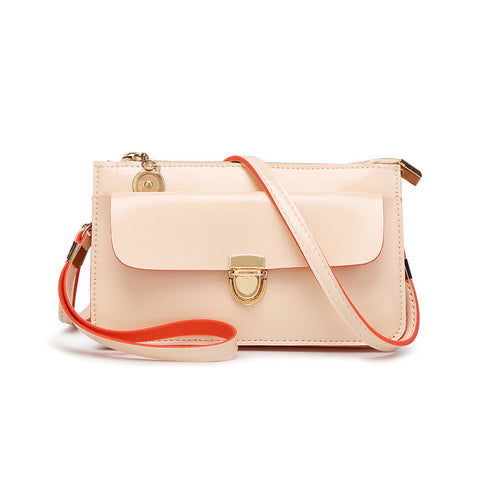 Three Layer Women Girls Hbag Shoulder Zipper Bags Tote Card Purse Wallet Leather Messenger Bag ILML