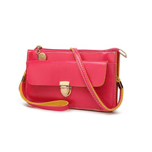 Three Layer Women Girls Hbag Shoulder Zipper Bags Tote Card Purse Wallet Leather Messenger Bag ILML