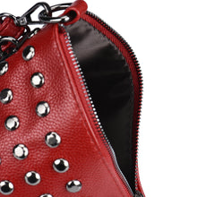 Triangle rivets tassel Clutch Small coin purse woman bag Leather women messenger bags Hbag Shoulder Bags bolsa ILML