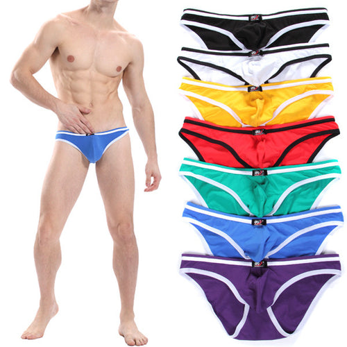 Underwear Men's Cozy Sexy Briefs Cotton Bikini 7 Colors Drop ILML