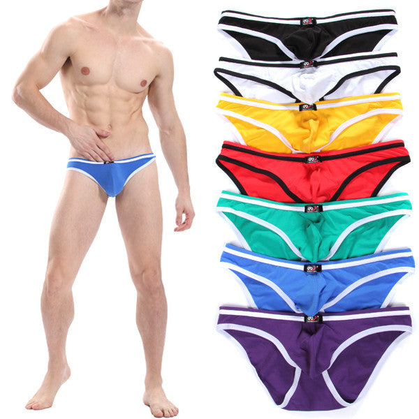 Underwear Men's Cozy Sexy Briefs Cotton Bikini 7 Colors Drop ILML