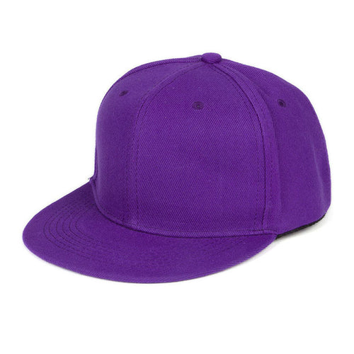 Plain Snapback Hats Hip-Hop Adjustable Baseball Cap ILML