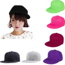 Plain Snapback Hats Hip-Hop Adjustable Baseball Cap ILML