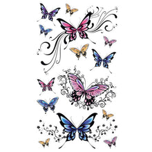 Waterproof Beautiful Butterfly Pattern Tattoo Stickers Temporary  ILML