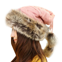 Warm Cap Casual Fur Wool Hip-Hop Hats Knitted Skullies Beanie knit caps Hat for Women Touca Gorro ILML