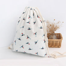 Women Backpack Printing Sparrow Cat Backpack for girls Drawstring Beam Port Backpack Shopping Bag Travel Bag ILML
