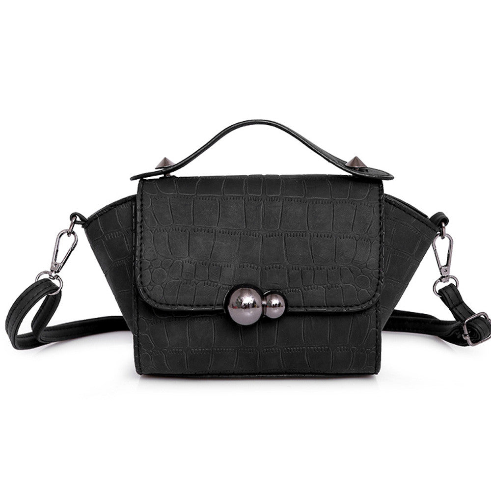 Women Bag Gourd Stone Mini Small lock Hbag PU Leather Messenger Bags Crossbody Shoulder Bags Ladies Clutch Tote ILML