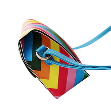 Women Bag PU Leather Rainbow Chain Of Small Messenger Bags Crossbody  ILML